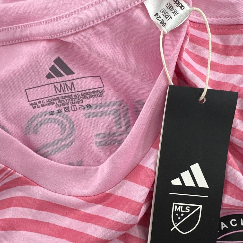 Adidas Men's True Pink Inter Miami CF Lionel Messi #10 Home Jersey Size M - Picture 8 of 10